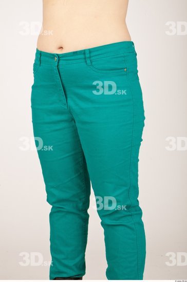 Thigh Whole Body Woman Casual Trousers Average Studio photo references