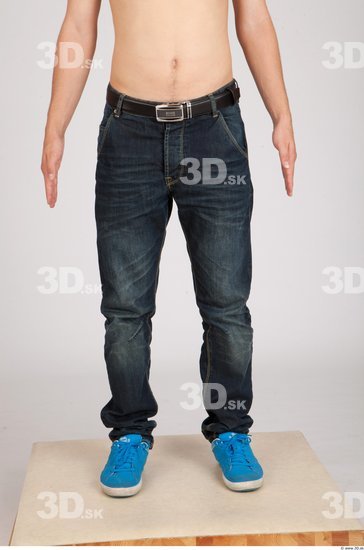 Leg Whole Body Man Casual Jeans Average Studio photo references