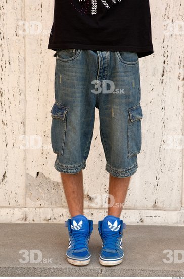 Leg Man Casual Shorts Average Street photo references
