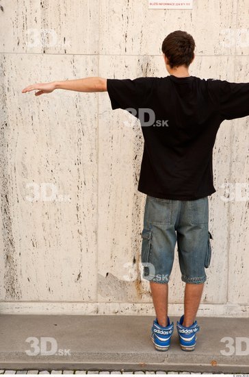 Whole Body Man T poses Casual Average Street photo references