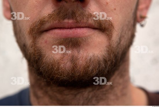 Mouth White Average Bearded