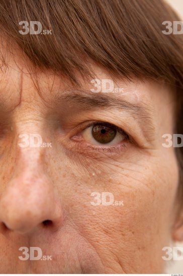 Eye Woman White Average Wrinkles