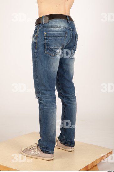 Leg Whole Body Man Casual Jeans Athletic Studio photo references