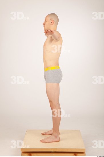 Whole Body Man T poses Casual Underwear Athletic Studio photo references