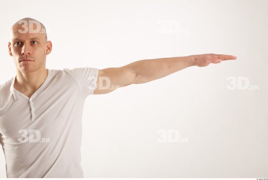 Arm Man Animation references White Casual T shirt Athletic