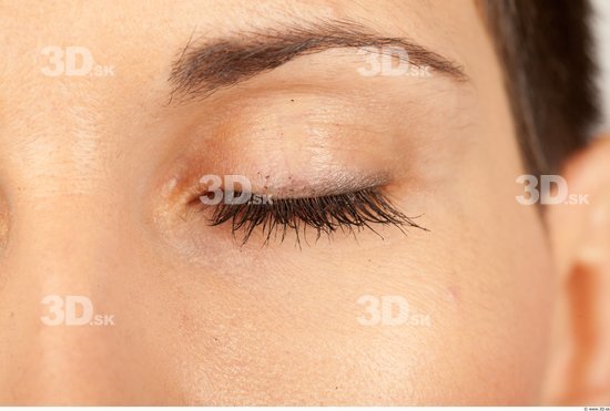 Eye Whole Body Woman Casual Slim Studio photo references