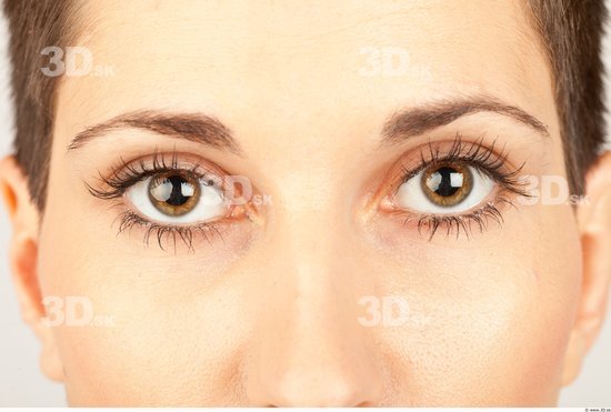 Eye Whole Body Woman Casual Slim Studio photo references