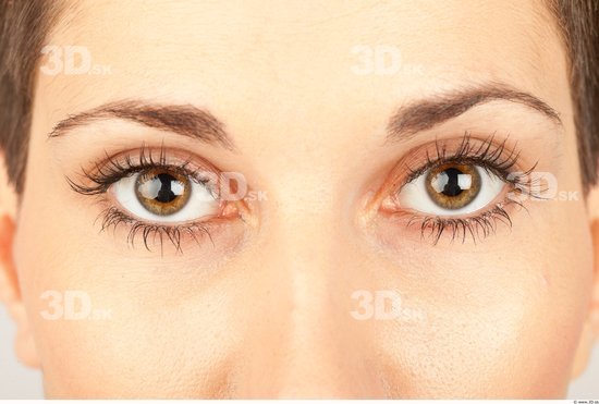 Eye Whole Body Woman Casual Slim Studio photo references