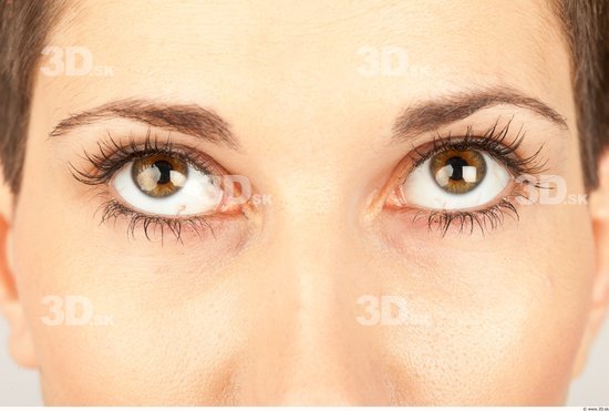 Eye Whole Body Woman Casual Slim Studio photo references