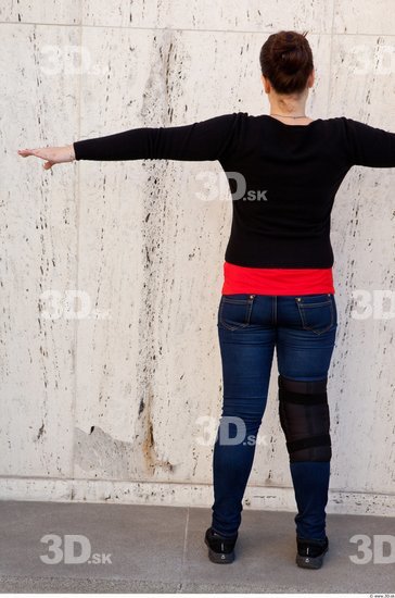 Whole Body Woman T poses White Casual Average