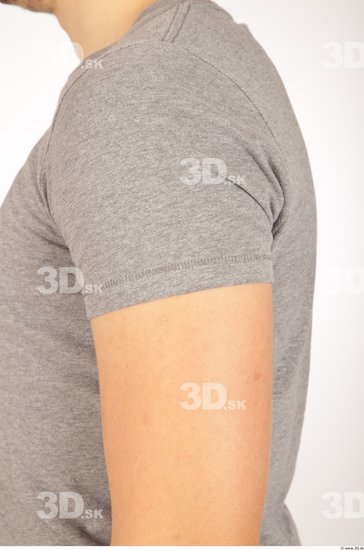 Arm Whole Body Man Casual Shirt T shirt Average Studio photo references