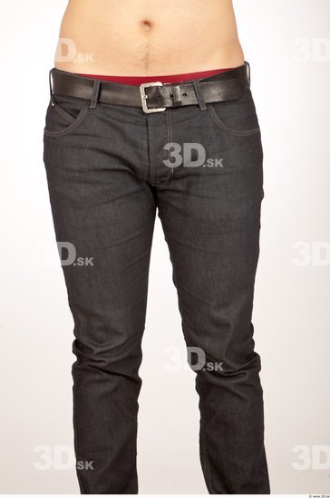 Thigh Whole Body Man Casual Jeans Average Studio photo references