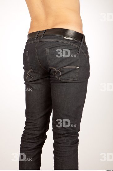 Thigh Whole Body Man Casual Jeans Average Studio photo references