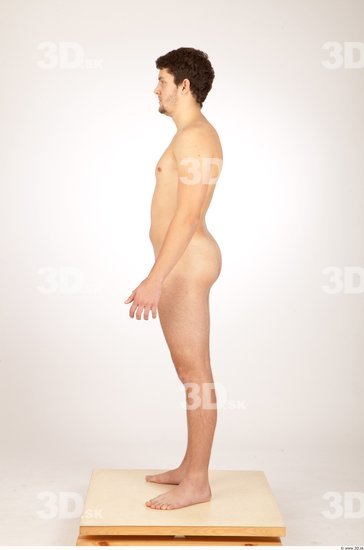 Whole Body Man Animation references Nude Casual Average Studio photo references