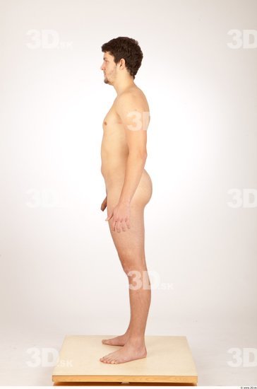 Whole Body Man Animation references Nude Casual Average Studio photo references