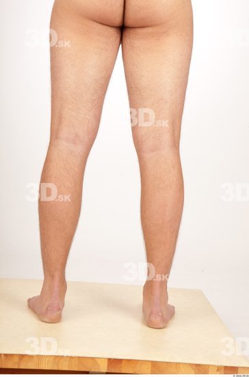 Calf Whole Body Man Nude Casual Average Studio photo references