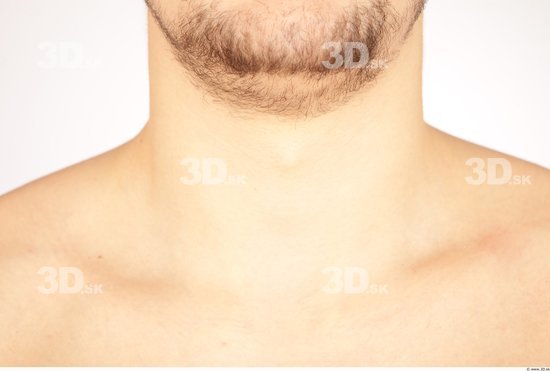 Neck Whole Body Man Nude Casual Average Studio photo references