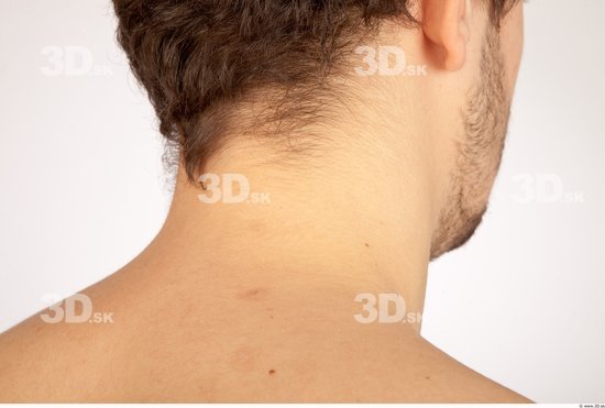 Neck Whole Body Man Nude Casual Average Studio photo references