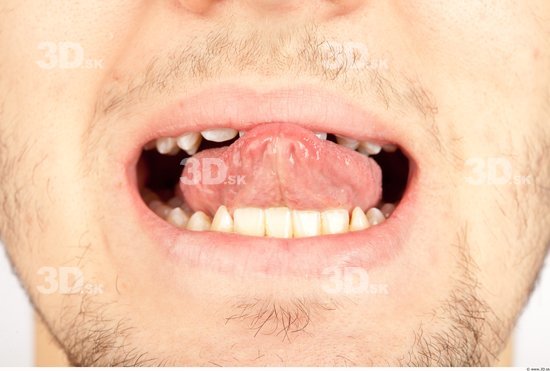 Mouth Whole Body Man Casual Average Bearded Studio photo references