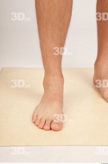 Foot Whole Body Man Casual Average Studio photo references