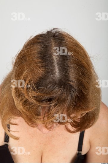 Head Woman White Slim Wrinkles Female Studio Poses