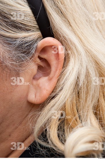 Ear Woman White Chubby