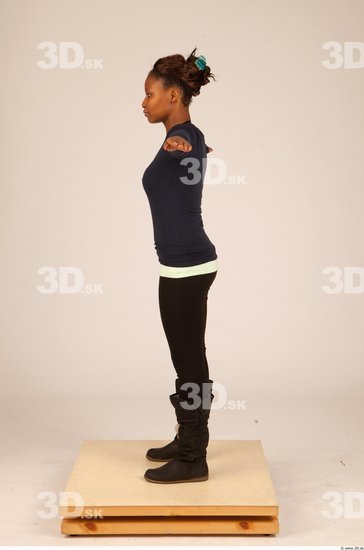 Whole Body Woman T poses Sports Average Studio photo references
