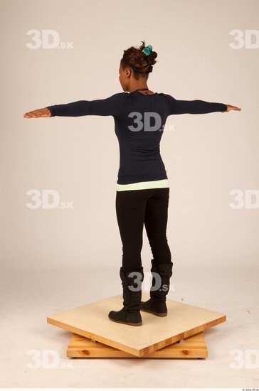 Whole Body Woman T poses Sports Average Studio photo references