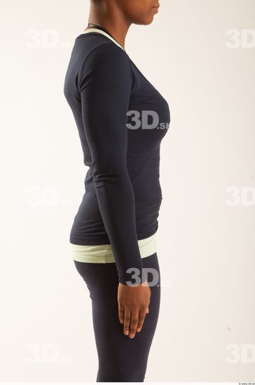 Arm Whole Body Woman Animation references Sports Sweatsuit Average Studio photo references