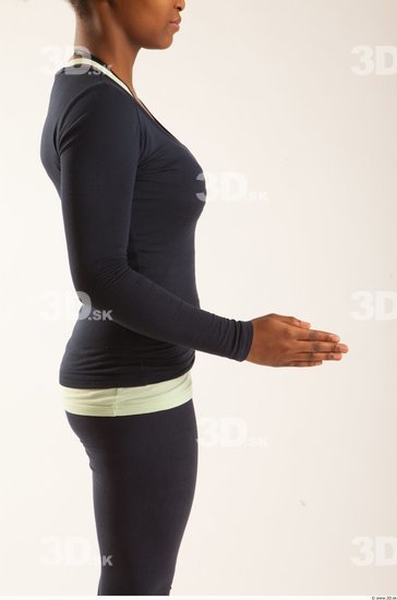 Arm Whole Body Woman Animation references Sports Sweatsuit Average Studio photo references