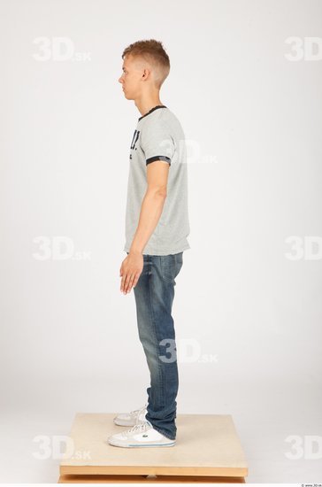 Whole Body Man Animation references Casual Slim Studio photo references