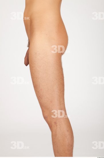 Thigh Whole Body Man Nude Casual Slim Studio photo references