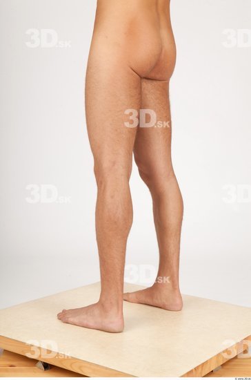 Leg Whole Body Man Nude Casual Slim Studio photo references