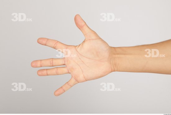 Hand Whole Body Man Casual Slim Studio photo references