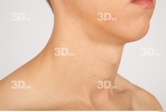 Neck Whole Body Man Nude Casual Slim Studio photo references