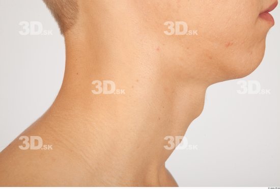 Neck Whole Body Man Nude Casual Slim Studio photo references