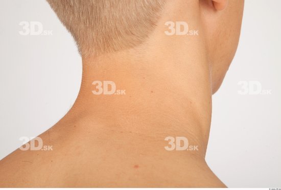 Neck Whole Body Man Nude Casual Slim Studio photo references