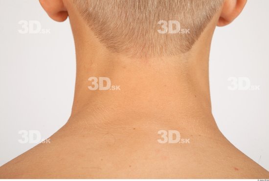 Neck Whole Body Man Nude Casual Slim Studio photo references