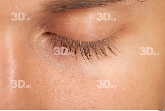 Eye Whole Body Man Casual Slim Studio photo references