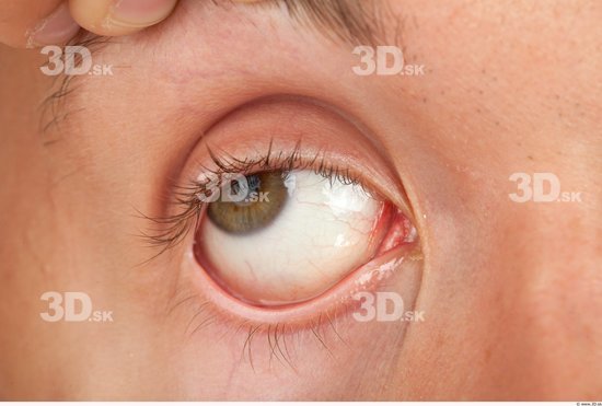 Eye Whole Body Man Casual Slim Studio photo references