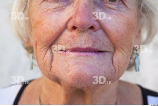 Mouth Woman Casual Average Wrinkles Street photo references