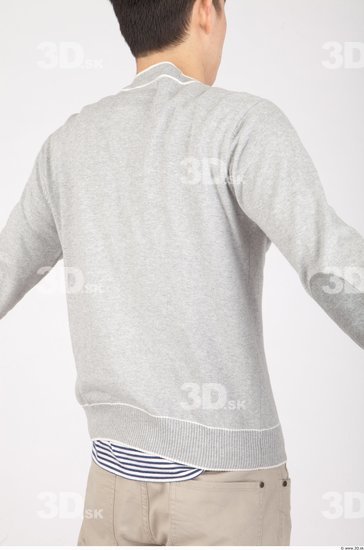 Upper Body Whole Body Man Asian Casual Sweater Slim Studio photo references