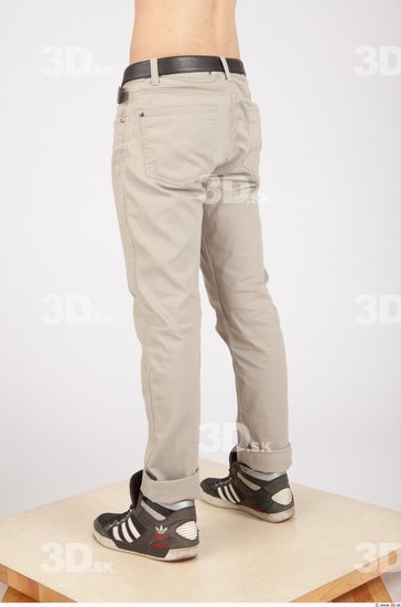 Leg Whole Body Man Asian Casual Trousers Slim Studio photo references