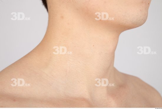 Neck Whole Body Man Asian Casual Slim Studio photo references