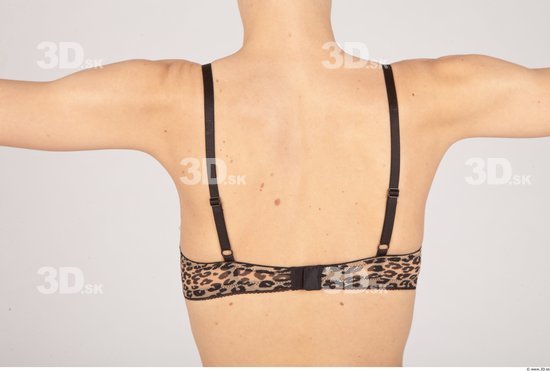 Back Woman Underwear Bra Slim Studio photo references