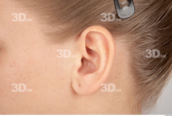 Ear Woman Slim Studio photo references