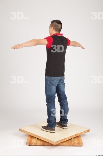Whole Body T poses Asian Casual Slim Studio photo references