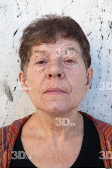 Head Woman Casual Average Wrinkles Street photo references