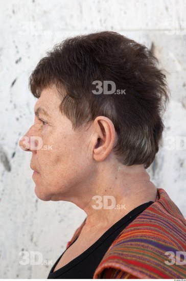 Head Woman Casual Average Wrinkles Street photo references