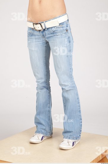 Leg Casual Jeans Slim Studio photo references